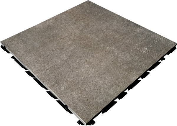 Tilesystem Concrete Dark Grey 59,7x59,7 40 mm (incl. mat)(R)