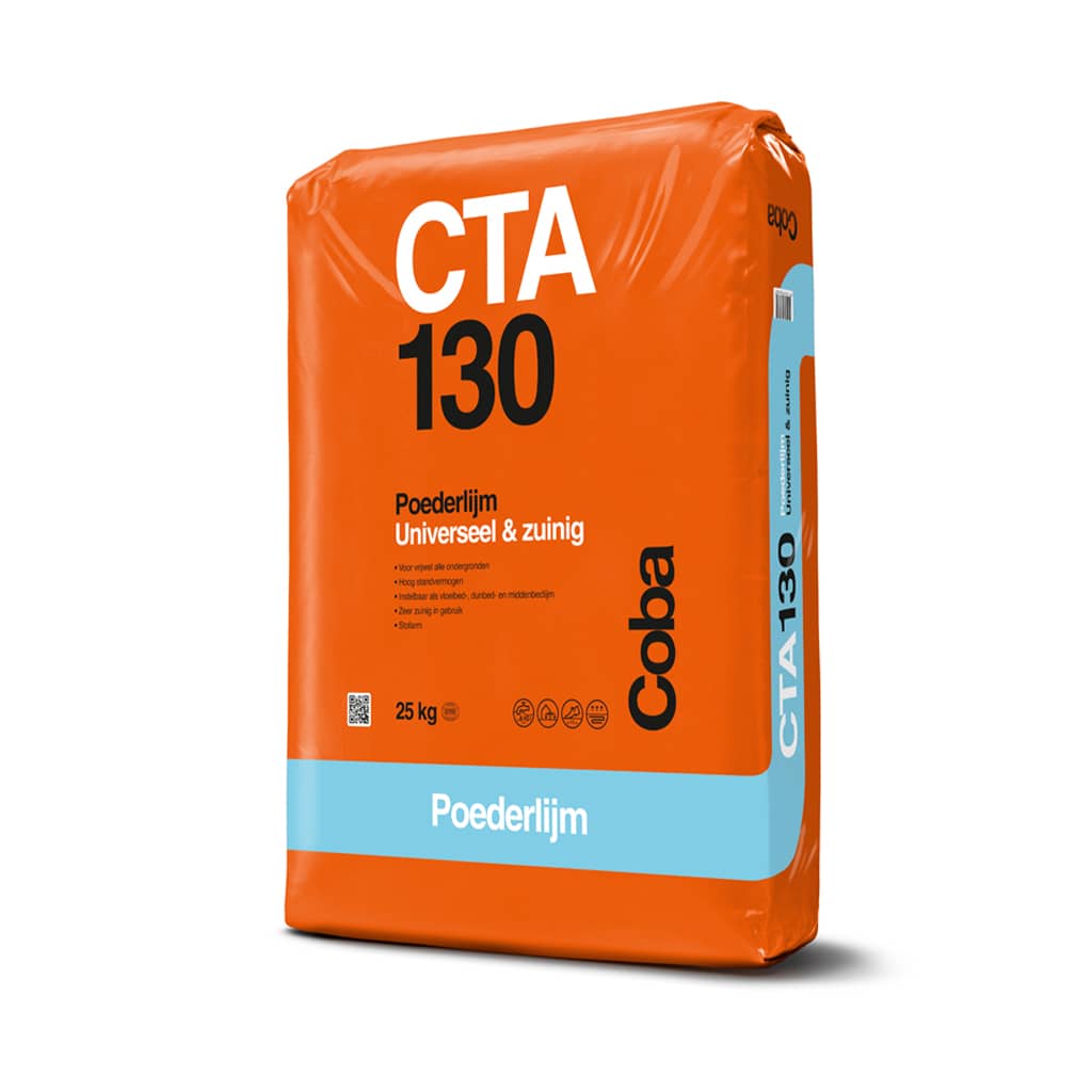 Coba CTA 130 poederlijm zuinige Grijs à 25 Kg