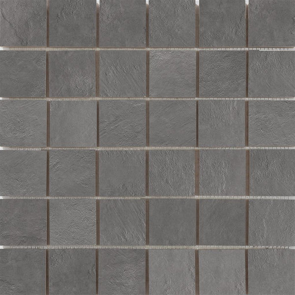 Ecoceramic Newton Graphite Natural 5x5 30x30