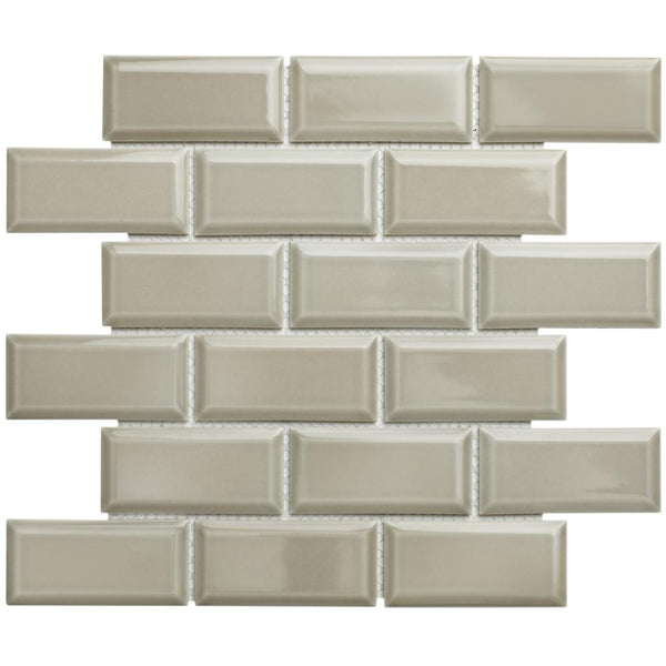 TMF Paris PAME144 Light Grey Glossy 4,5x9,5 29,1x29,6 Rectangle