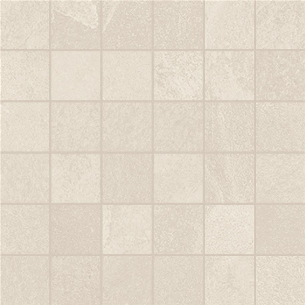 Unicom Starker Brazilian slate Oxford white Naturale 5x5 30x30 Mosaico