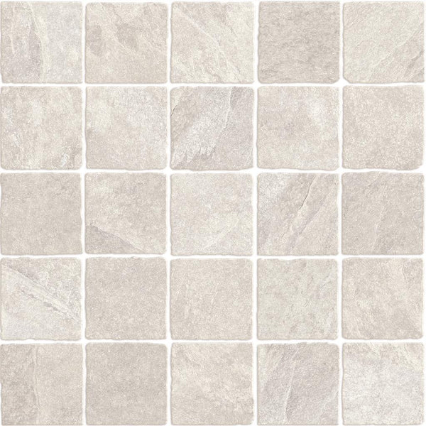 Durstone Mustang White Natural 5x5 28,5x28,5 Mosaico