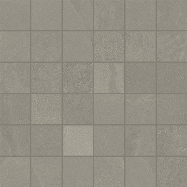 Unicom Starker Brazilian slate Silk grey Naturale 5x5 30x30 Mosaico