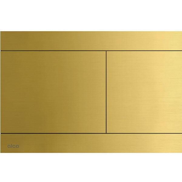 Alca Flat Fun metaal geborsteld goud bedieningsplaat t.b.v. AM101, AM118 en AM1101