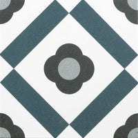 Kerion Neocim Plus Patchwork Bleu / Gris 20x20